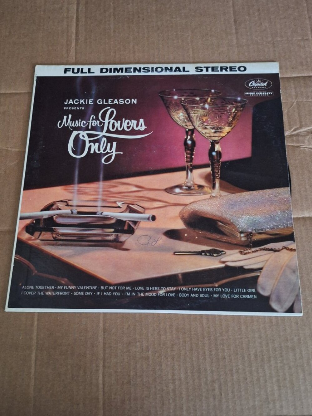 jackie gleason music for lovers only lp record